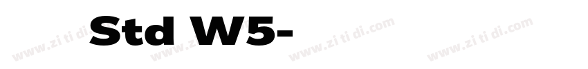 華康翩翩體 Std W5字体转换